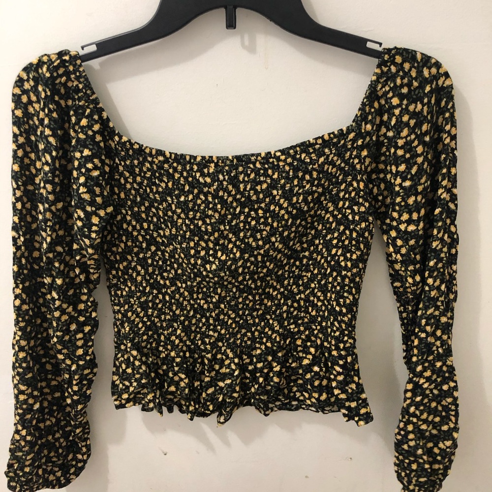 Floral off the shoulder top